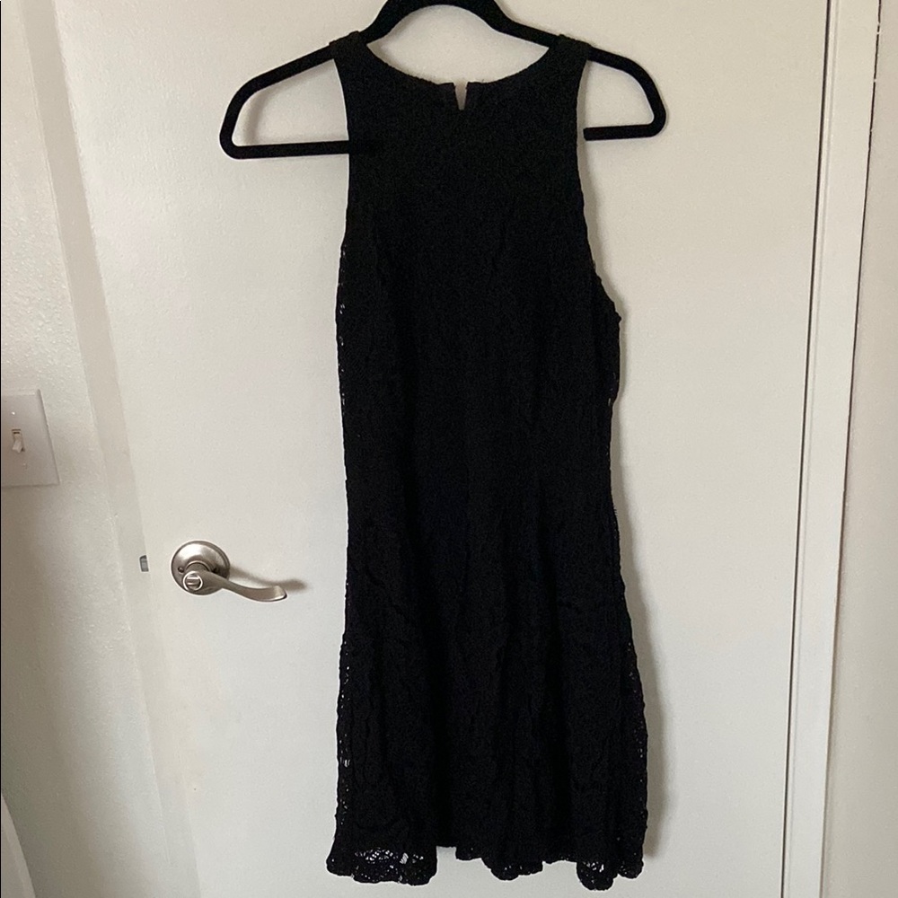 Elegant Black Lace Dress